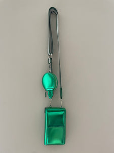 Metallic bag groen