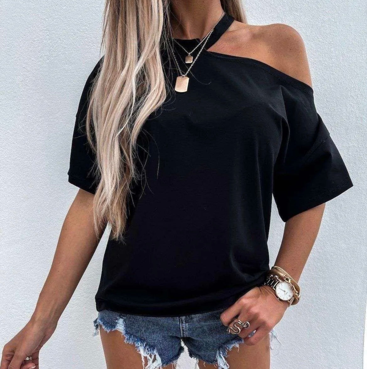 Top Ella zwart